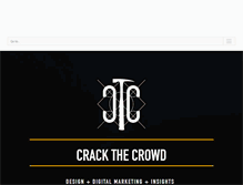 Tablet Screenshot of crackthecrowd.com